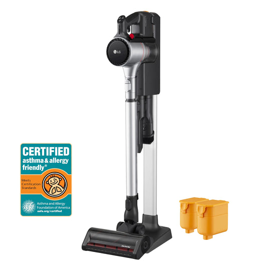 LG CordZero A925 – Cordless Stick Vacuum Cleaner 120 Minute Runtime w/Extra Rechargeable Battery Dual Floor Max 2024 Update Lightweight Cleans Carpet Hardwood Pet Hair Portable Charging Stand